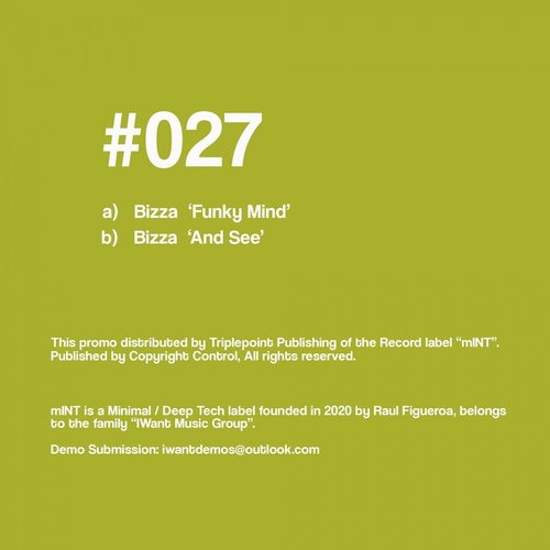 Bizza - Funky Mind EP [MNT027]